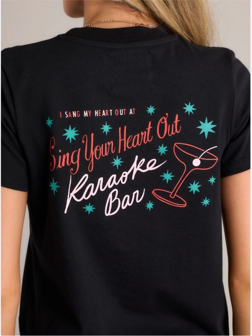 NWT ban.do Hitting the High Notes Tee